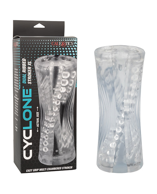 California Exotic Novelties SE-0960-85-3 Cyclone XL Stroker, Clear TPE