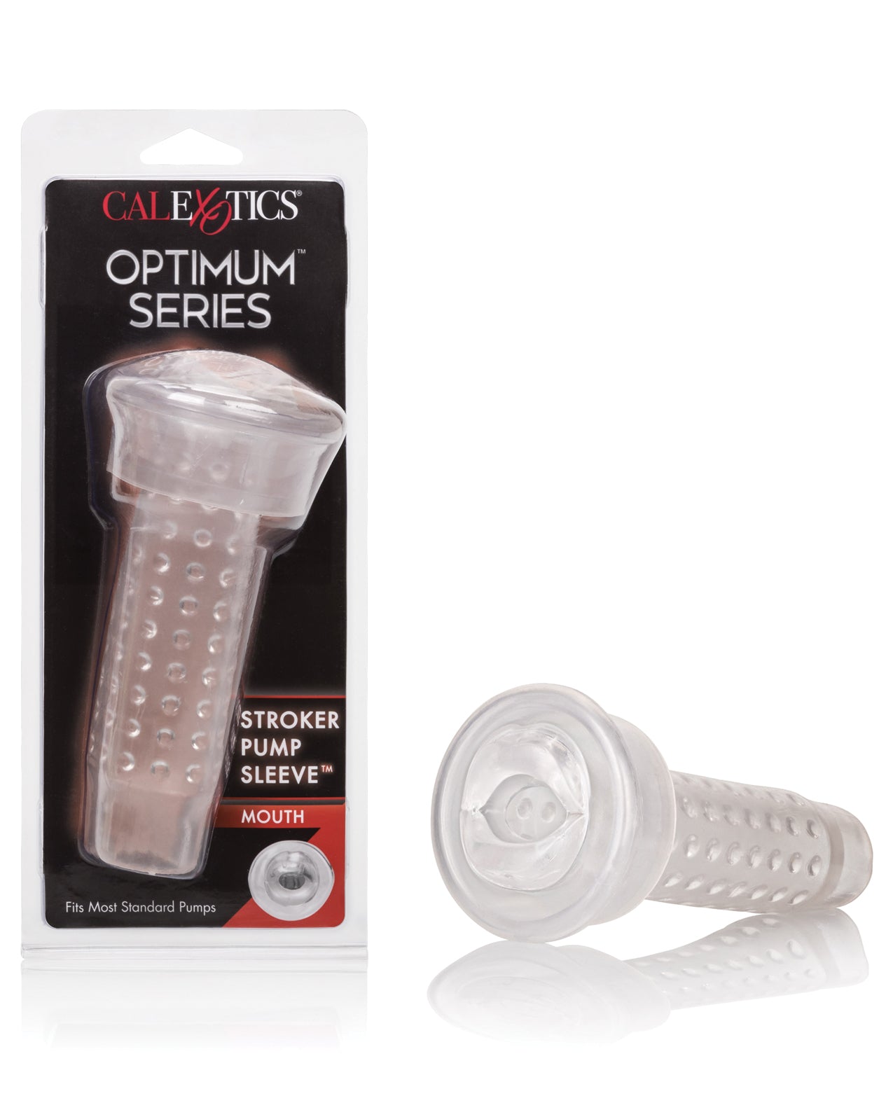 California Exotic Novelties SE-1047-40-2 Stroker Pump Sleeve - Clear