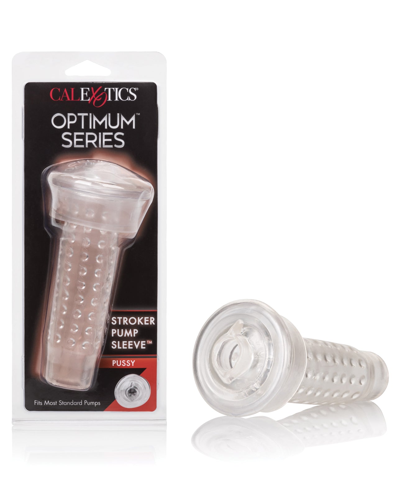 California Exotic Novelties SE-1047-50-2 Optimum Series Pump Sleeve, Clear TPR