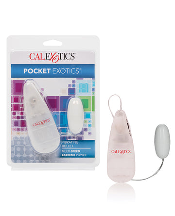 California Exotic Novelties Pocket Exotics Vibrating Bullet, Multi-Speed Ivory