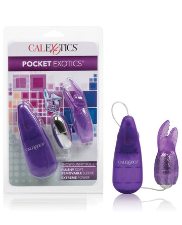 California Exotic Novelties SE-1108-60-2 Snow Bunny Bullet, Purple, Vibrating