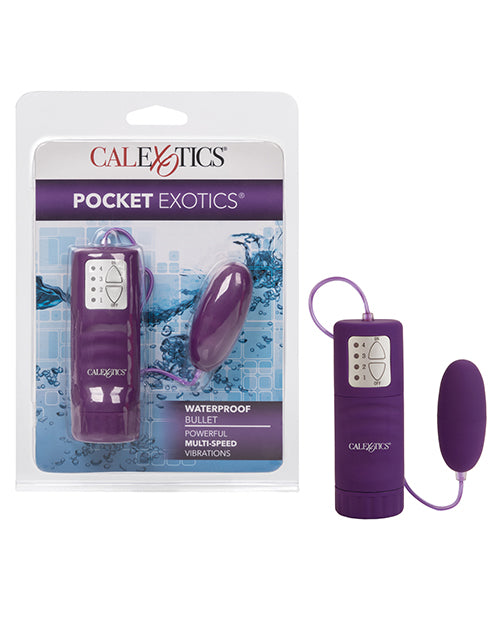 California Exotic Novelties SE-1139-10-2 Pocket Bullet, Purple, 4-Speed