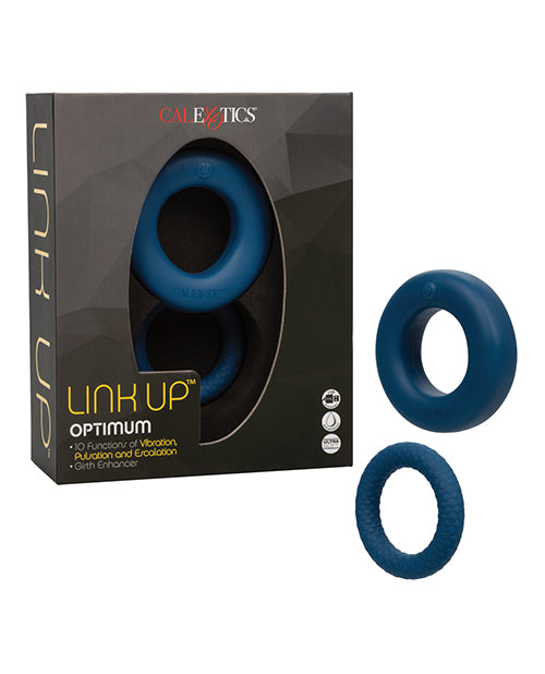 California Exotic Novelties Link Up Optimum Vibrating Ring, Blue
