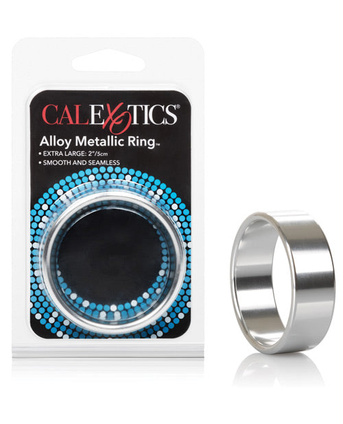California Exotic Novelties Alloy Metallic Ring Extra Large, Polished Aluminum