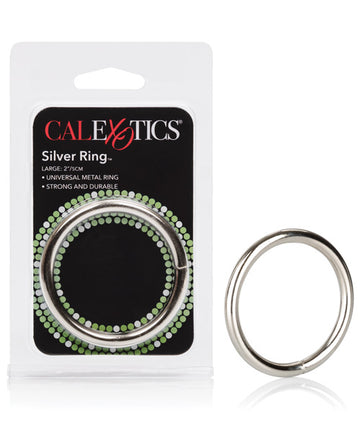 California Exotic Novelties SE-1402-05-2 Large Silver Ring, Metal Enhancer