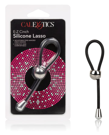 California Exotic Novelties E-Z Cinch Silicone Lasso Ring, Vibrating