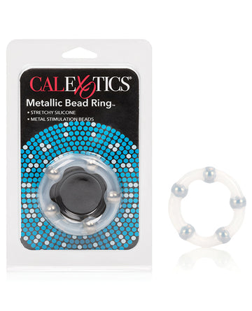 California Exotic SE-1424-00-2 Metallic Bead Ring, Clear