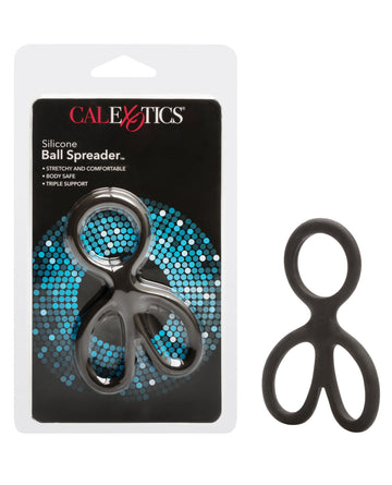 California Exotic Novelties SE-1426-03-2 Silicone Ball Spreader Black