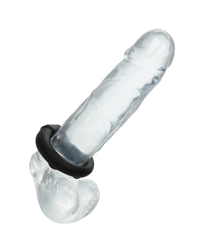 California Exotic Novelties Alpha Beaded Silicone Ring - Black