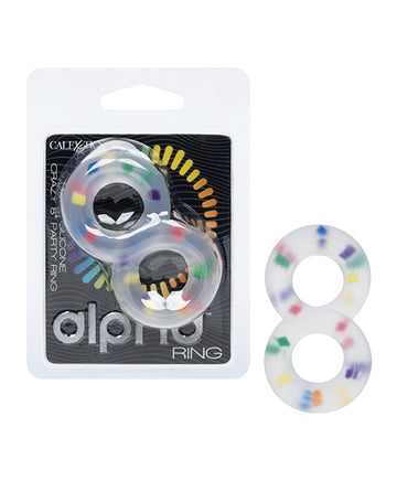 California Exotic Novelties SE-1491-18-2 Alpha Liquid Silicone Crazy 8 Ring