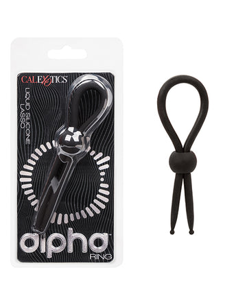 California Exotic Novelties SE-1492-26-2 Alpha Lasso Cock Ring, Black
