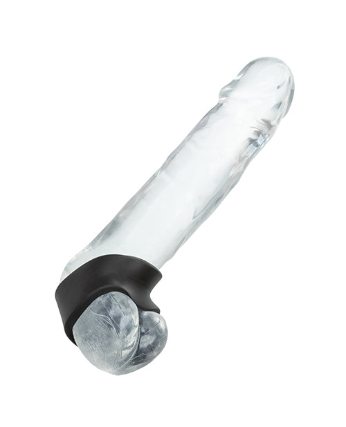 California Exotic Novelties Alpha Liquid Silicone Stamina Ring Set, Black, 3 Rings