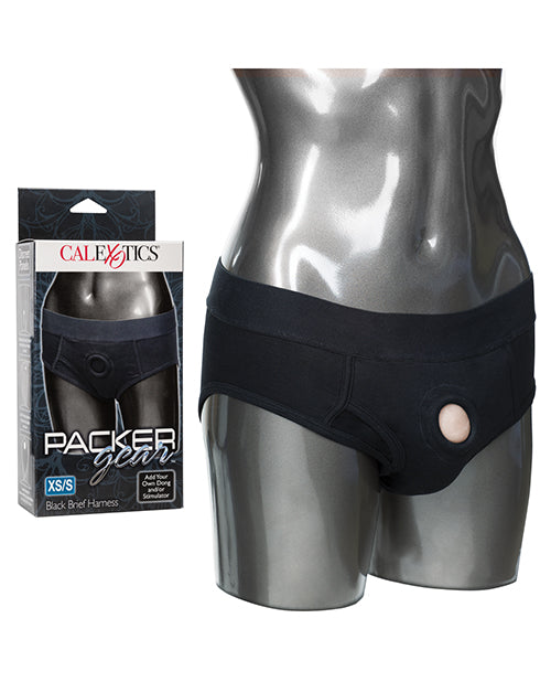 California Exotic Novelties Packer Gear Brief Harness, XS/S - Black