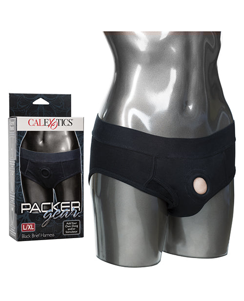 California Exotic Novelties Packer Gear Brief Harness, Cotton/Spandex