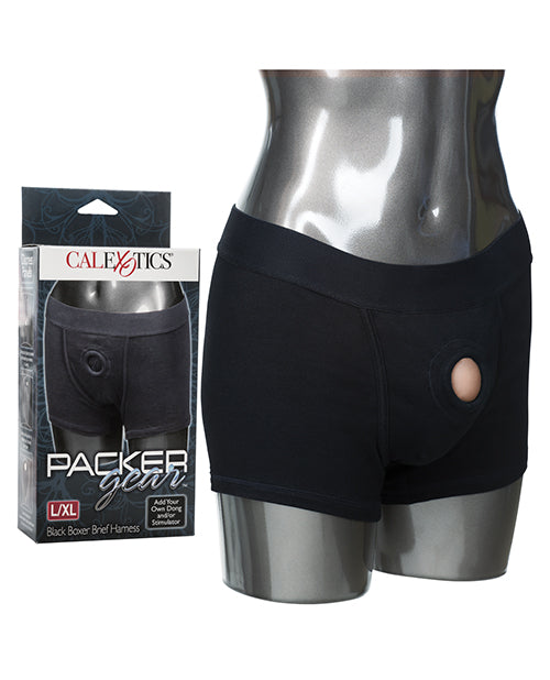 California Exotic Novelties Packer Gear Boxer Brief Harness, Black L/XL