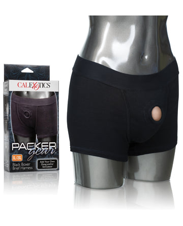 California Exotic Novelties Packer Gear Boxer Brief Harness, XL/2XL Black