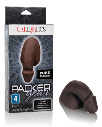 California Exotic Novelties Packer Gear 4" Silicone Packing Penis, Black