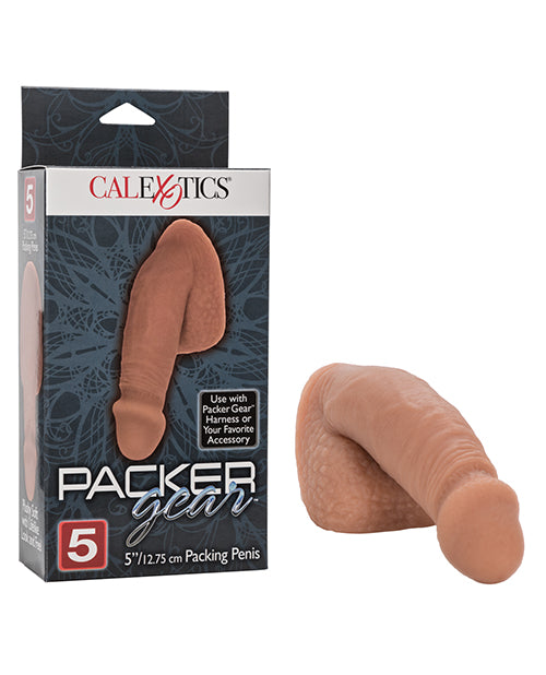 California Exotic Novelties SE-1581-10-3 Packer Gear Packing Penis, 5" Brown TPR