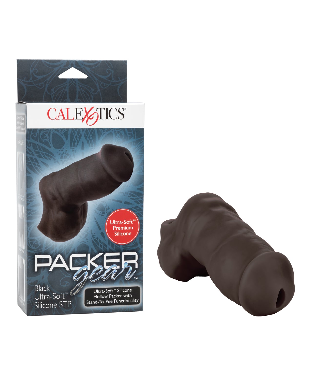 California Exotic Novelties Packer Gear Ultra Soft Silicone STP, Black, 3-inch