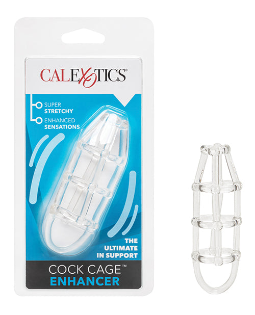 California Exotic Novelties SE-1609-00-3 Cock Cage Enhancer, Clear Stretchy TPR