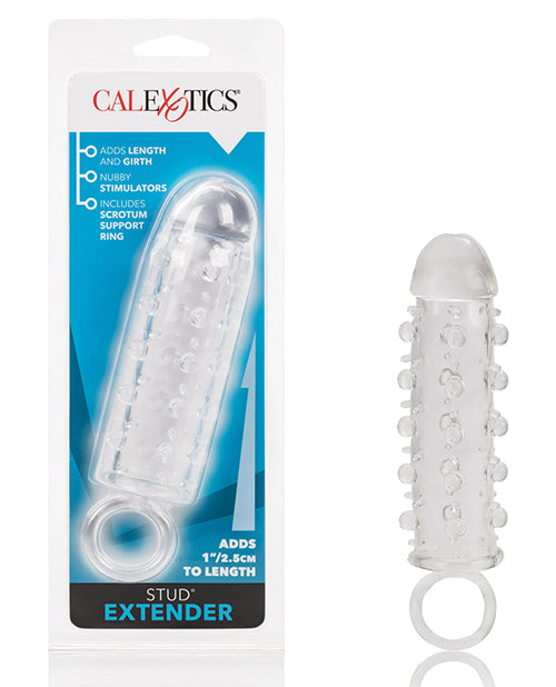 California Exotic Novelties SE-1625-00-2 Stud Extender, Clear, Vibrating