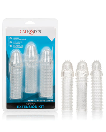 California Exotic Novelties SE-1625-50-2 Extension 3 Piece Kit - Clear