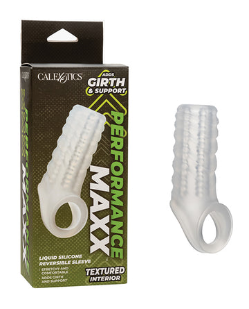 California Exotic Novelties Performance Maxx Liquid Silicone Reversible Sleeve