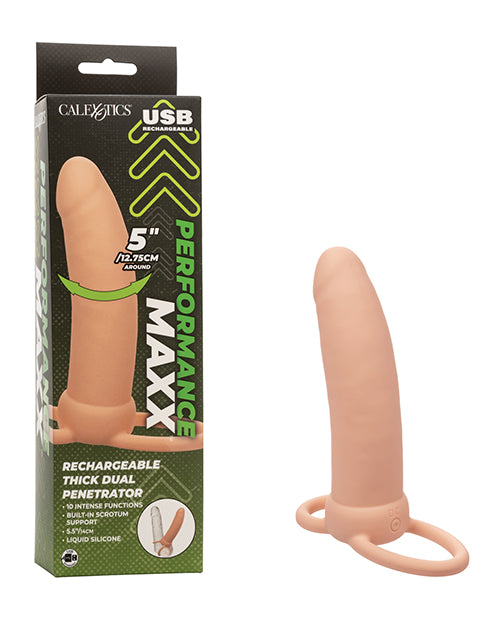 California Exotic Novelties Performance Maxx Rechargeable Thick Dual Penetrator