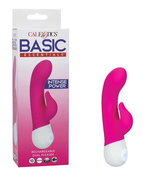 California Exotic Novelties Basic Essentials Rechargeable Dual Pleaser, Pink