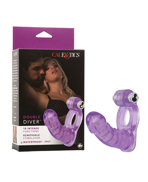 California Exotic Novelties Double Diver Vibrating Enhancer, 3-Speed, Waterproof