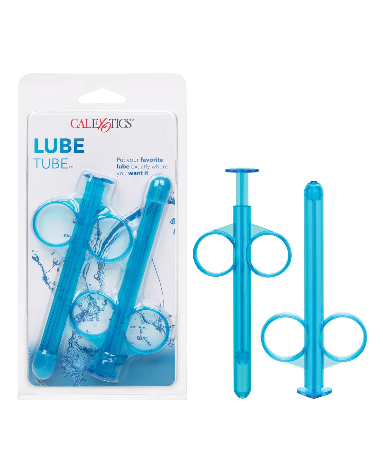 California Exotic Novelties SE-2380 Lube Tube, Blue ABS Plastic Dispensing Set