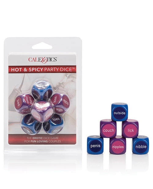 California Exotic Novelties SE-2434-00-2 Hot & Spicy Party Dice, Couples Game