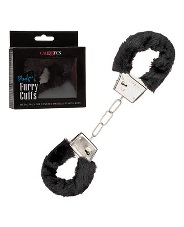 California Exotic Novelties SE-2651-30-3 Playful Furry Cuffs, Black