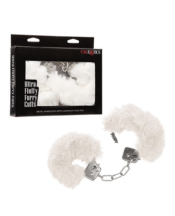 California Exotic Novelties SE-2651-50-3 Ultra Fluffy Furry Cuffs, White