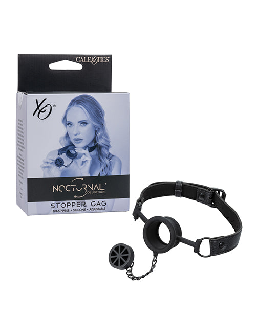California Exotic Novelties SE-2678-06-3 Stopper Gag, 1.5" Black Silicone