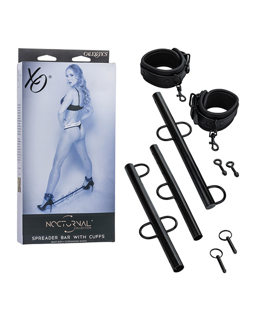 CalExotics Nocturnal Collection Spreader Bar with Detachable Cuffs, Adjustable