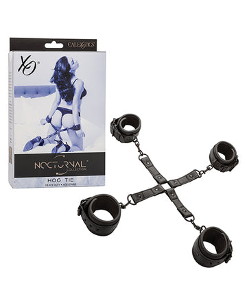 California Exotic Novelties SE-2678-25-3 Nocturnal Hog Tie, Black Restraint Set