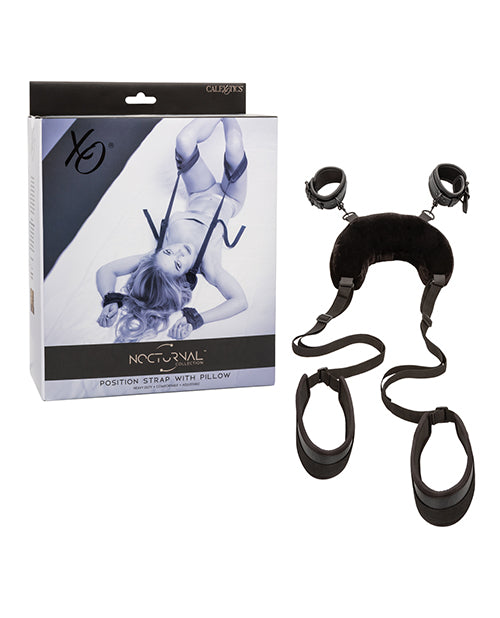 California Exotic Novelties Nocturnal Position Strap with Pillow, Black