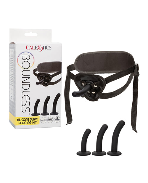 CalExotics Boundless Silicone Curve Pegging Kit, 3 Probes & Adjustable Harness