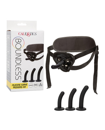 CalExotics Boundless Silicone Curve Pegging Kit, 3 Probes & Adjustable Harness