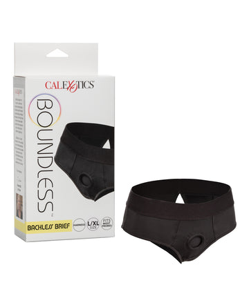 CalExotics Boundless Backless Brief, L/XL Black - Premium Harness