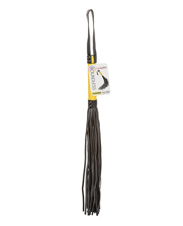 California Exotic Novelties Boundless Flogger, Vegan Leather BDSM Hand Whip