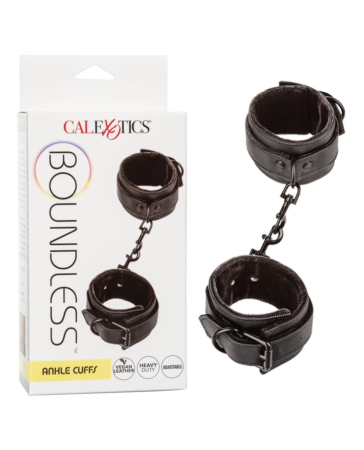 California Exotic Novelties SE-2702-31-3 Boundless Ankle Cuffs, Black