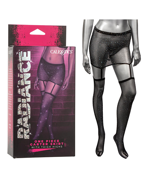 California Exotic Novelties Radiance One Piece Garter Skirt, Black, One Size