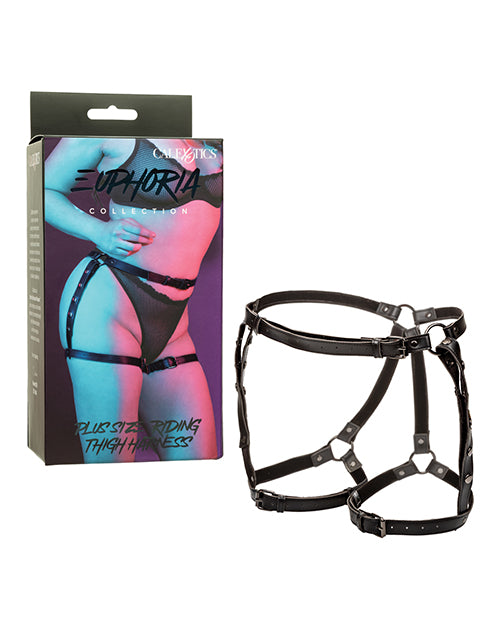 California Exotic Novelties Euphoria Plus Size Riding Thigh Harness, Adjustable