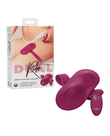California Exotic Novelties Dual Rider Remote Control Massager, Magenta