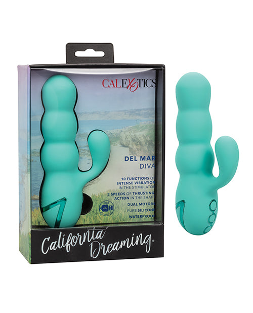 California Dreaming Del Mar Diva Rechargeable Massager - 10 Functions, 3 Speeds