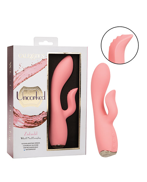 California Exotic Novelties SE-4370-40-3 Uncorked Zinfandel Pink Dual Vibrator