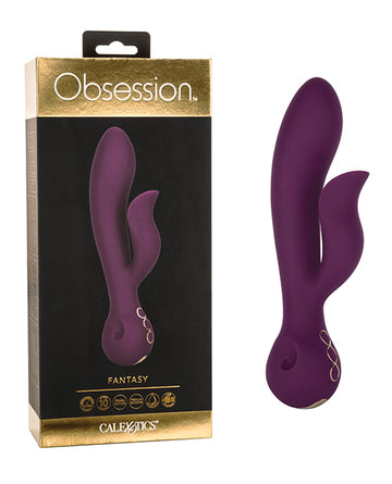 CalExotics Obsession Fantasy Dual Vibrator, 10-Function USB Rechargeable
