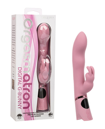 CalExotics Orgasmatron Digital G-Bunny Vibrator, Pink – USB-C Rechargeable